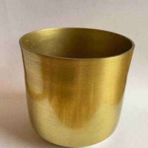 Vase Goldtopf zum Verleih für deine Hochzeit